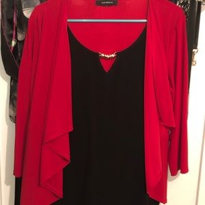 Other - Red & gold blouse Other - Red & gold blouse